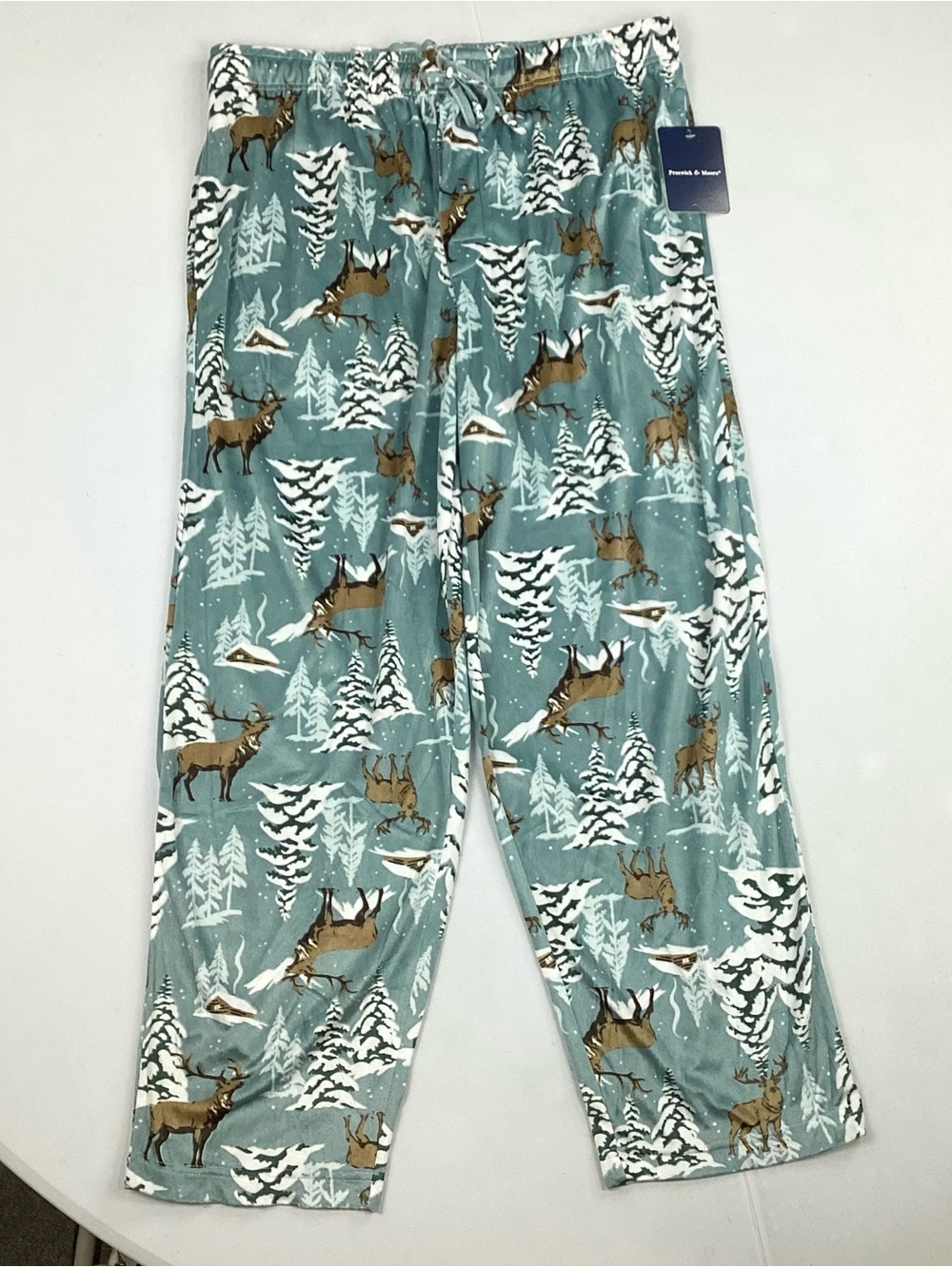 Preswick & Moore Men’s Pajama Pants XL Winter Stag Holiday Lounge MSRP $36 NWT